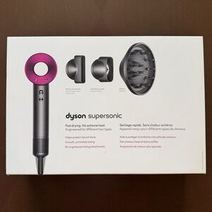 Dyson Supersonic Hair Dryer in Pink and Gray